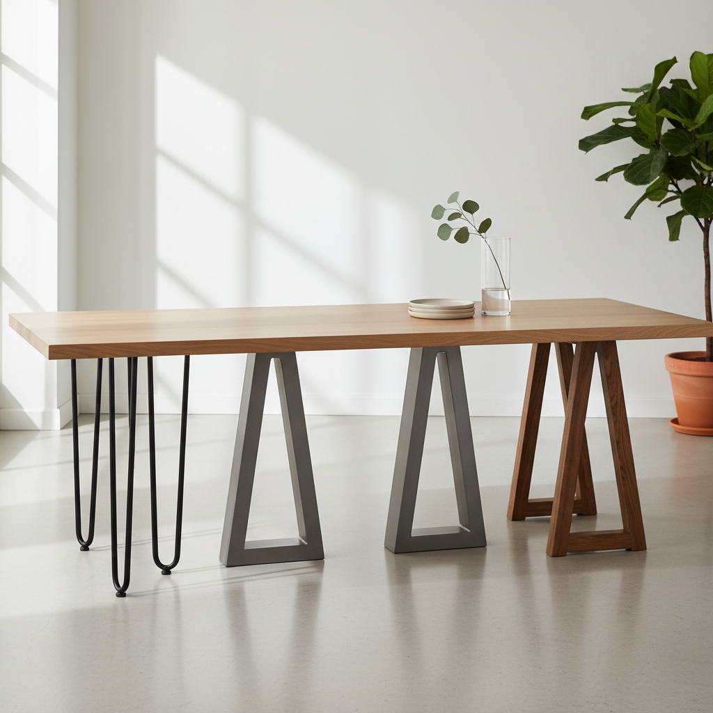 Pieds de table design : comment allier style et solidité